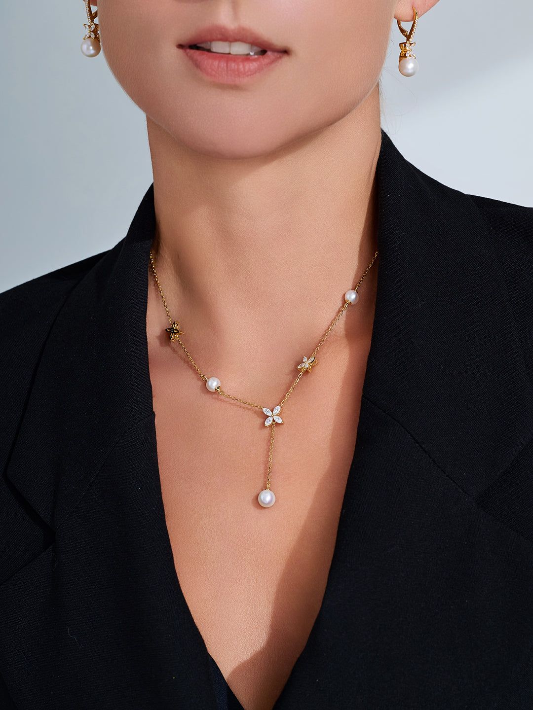 Kalung Mutiara Air Tawar Gred Atas WN00561 | EVERLEAF