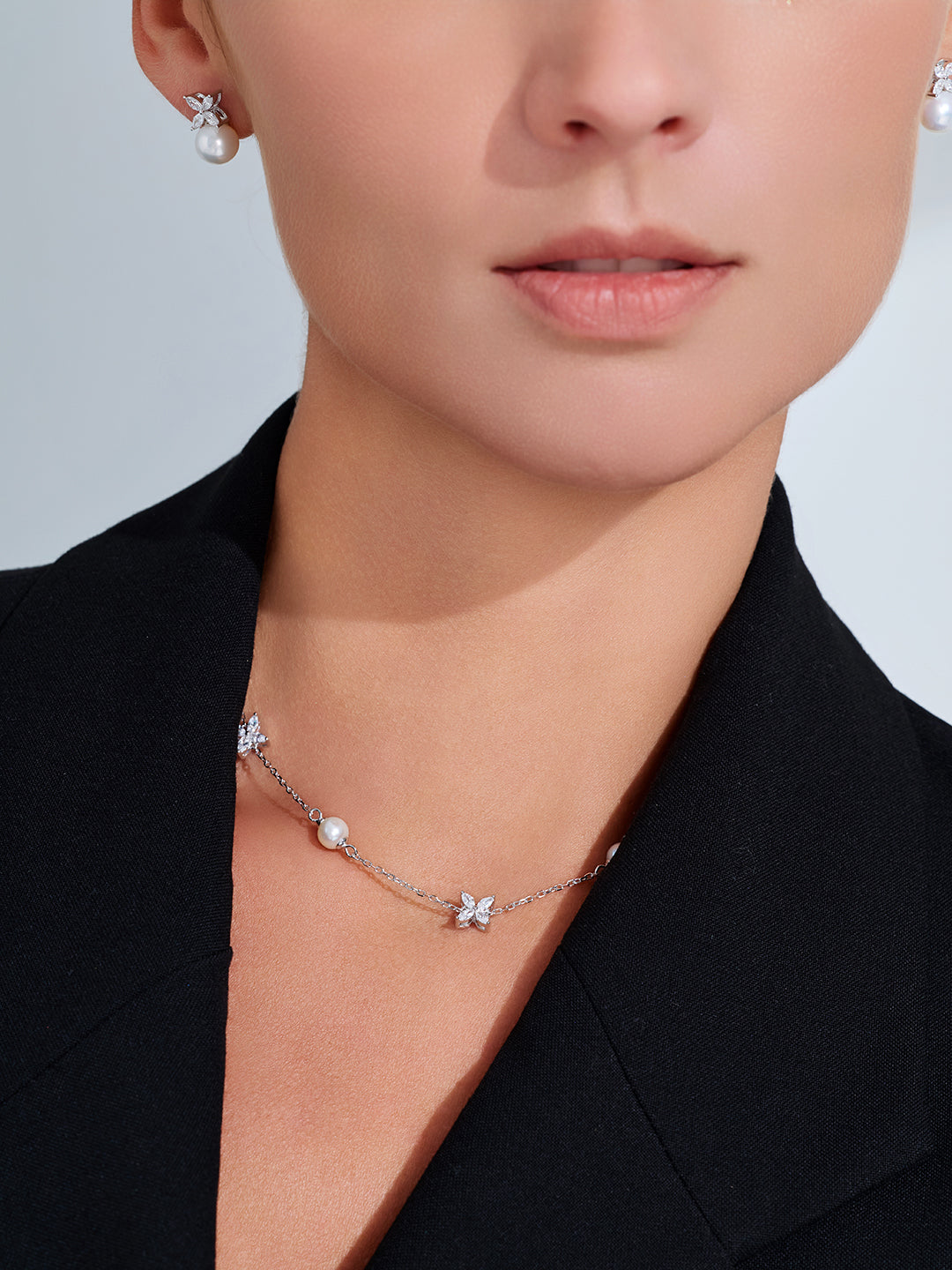 Kalung Mutiara Air Tawar Gred Atas WN00563 | EVERLEAF