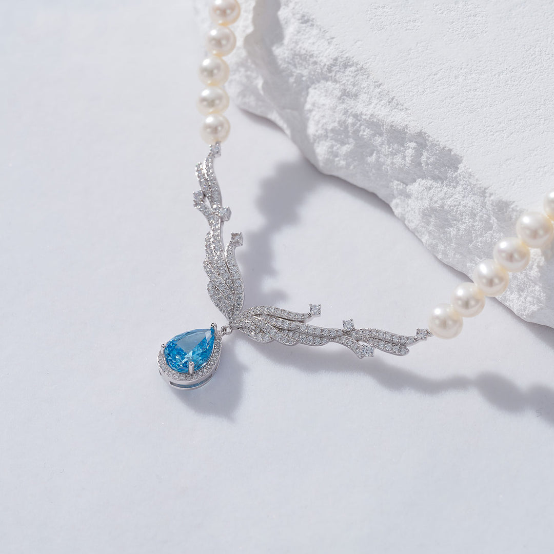 トップ光沢淡水真珠の首飾り WN00569 | オーシャンスター