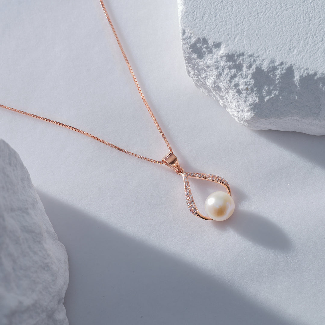Elegant Freshwater Pearl Necklace WN00572 - PEARLY LUSTRE
