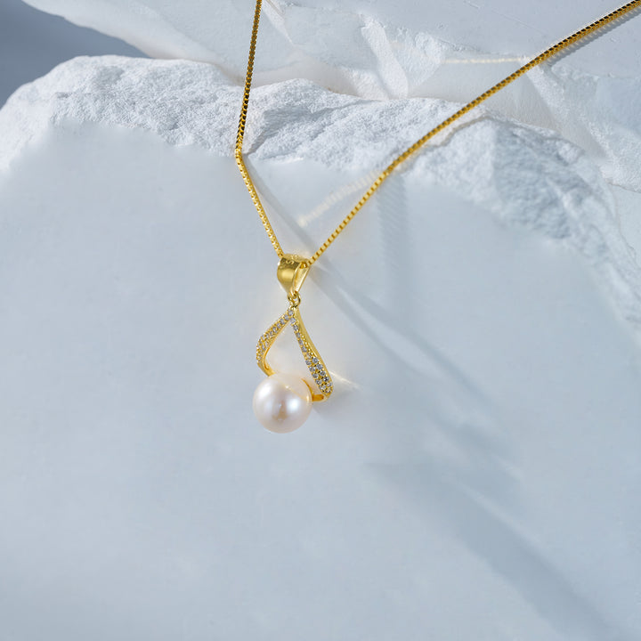 Elegant Freshwater Pearl Necklace WN00573 - PEARLY LUSTRE