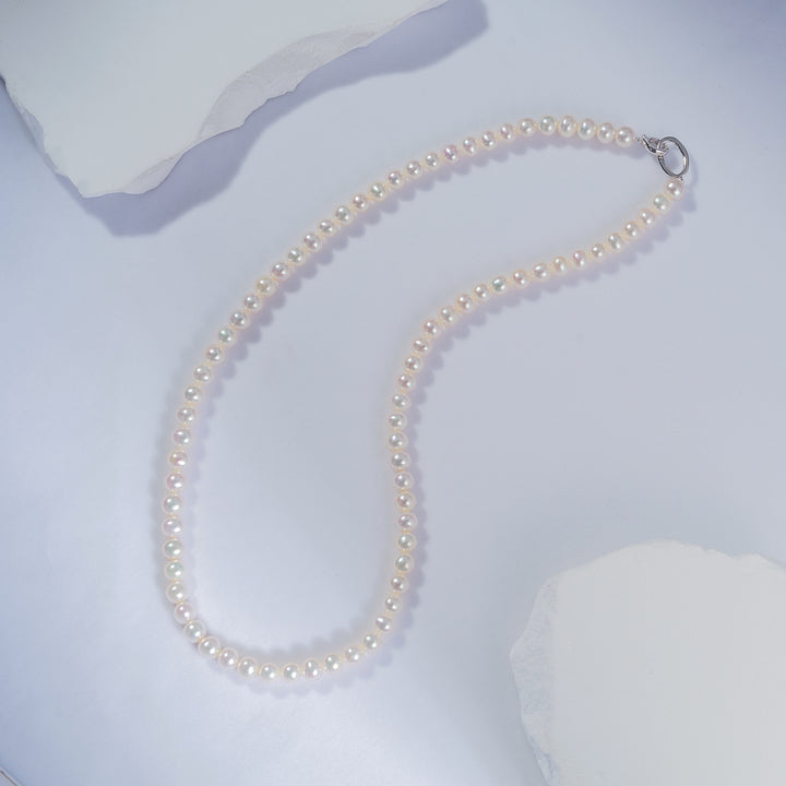 Elegant Freshwater Pearl Necklace WN00581 - PEARLY LUSTRE