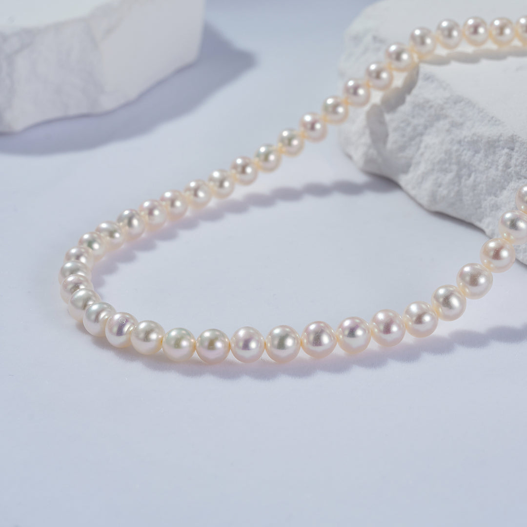 Elegant Freshwater Pearl Necklace WN00581 - PEARLY LUSTRE
