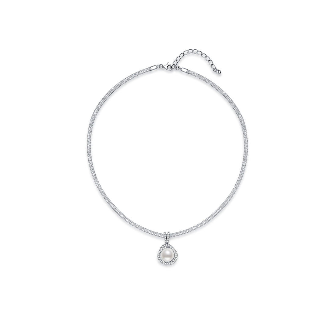 Elegant South Sea White Pearl Necklace WN00585 - PEARLY LUSTRE