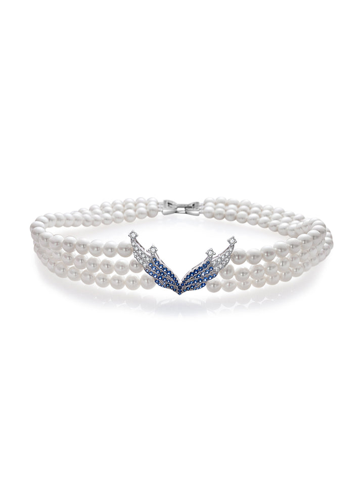 Collier de perles d'eau douce Top Lustre WN00586 | CÉLÈSTE