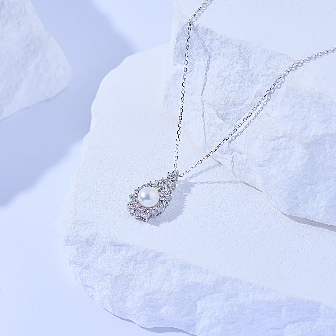 Top Grade Freshwater Pearl Necklace WN00593 | CELESTE - PEARLY LUSTRE
