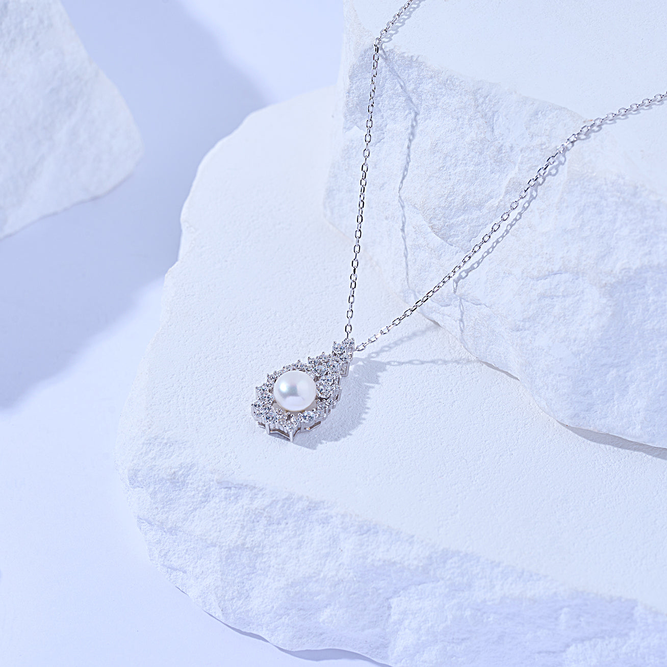 Top Grade Freshwater Pearl Necklace WN00593 | CELESTE - PEARLY LUSTRE