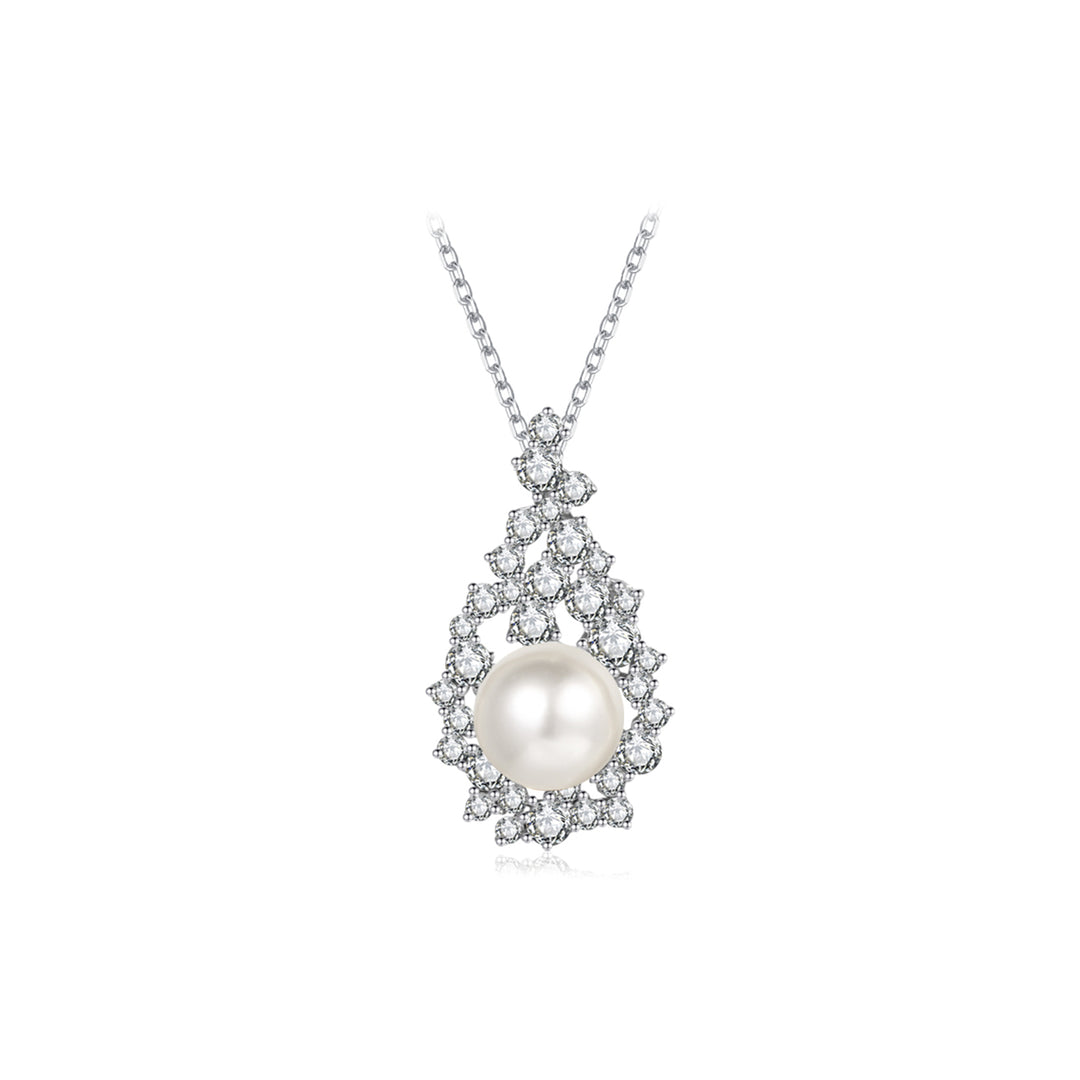 Elegante conjunto de perlas de agua dulce WS00059 | CELESTE