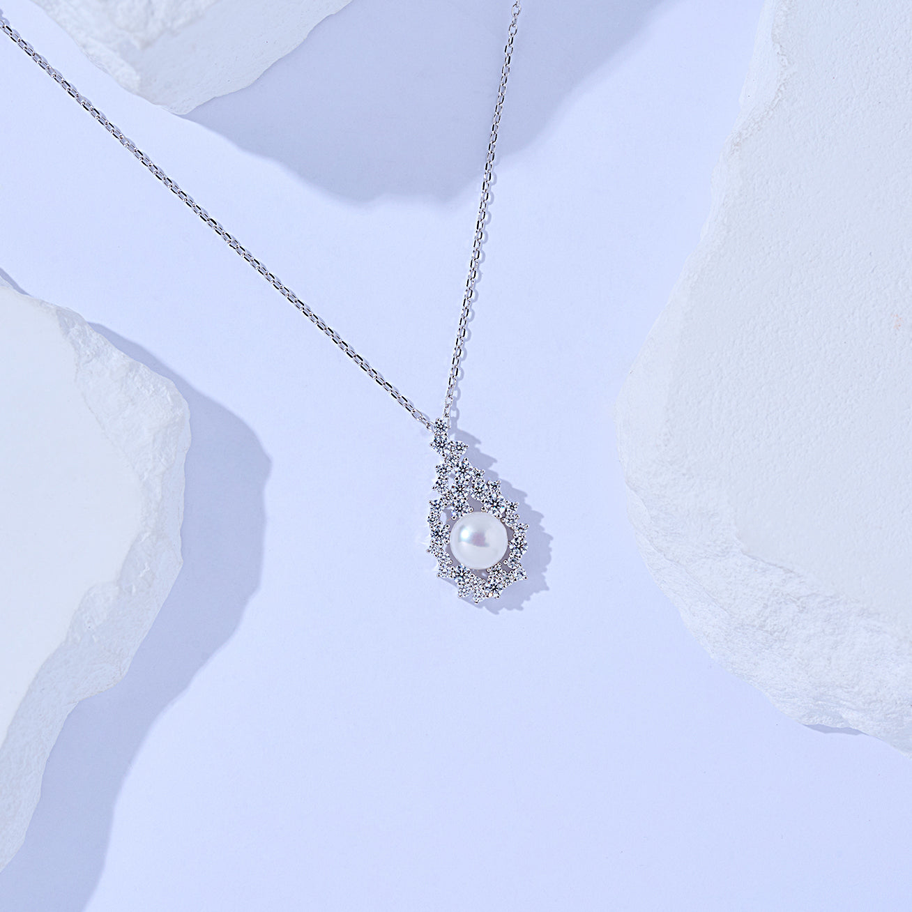 Top Grade Freshwater Pearl Necklace WN00593 | CELESTE - PEARLY LUSTRE