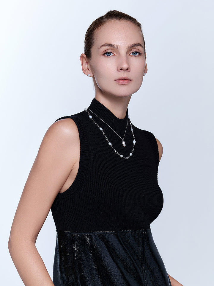 Keshi Freshwater Pearl Necklace WN00596 | RHYTHM