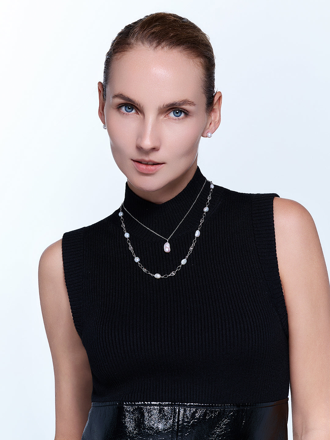 Keshi Freshwater Pearl Necklace WN00596 | RHYTHM