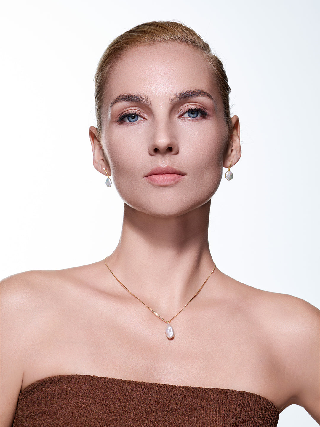 Collana con Perle d'Acqua Dolce Keshi WN00597 | RHYTHM