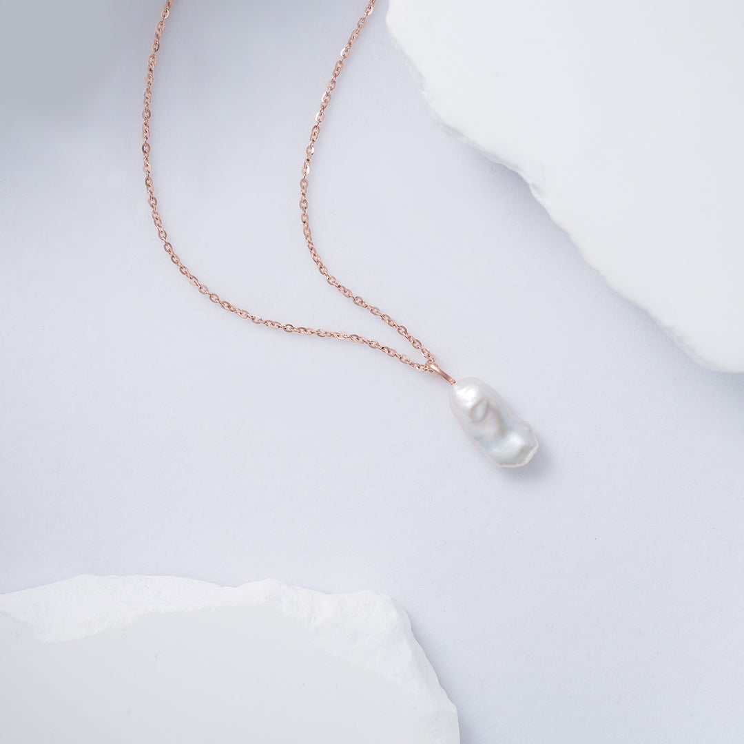 Keshi Freshwater Pearl Necklace WN00598 - PEARLY LUSTRE