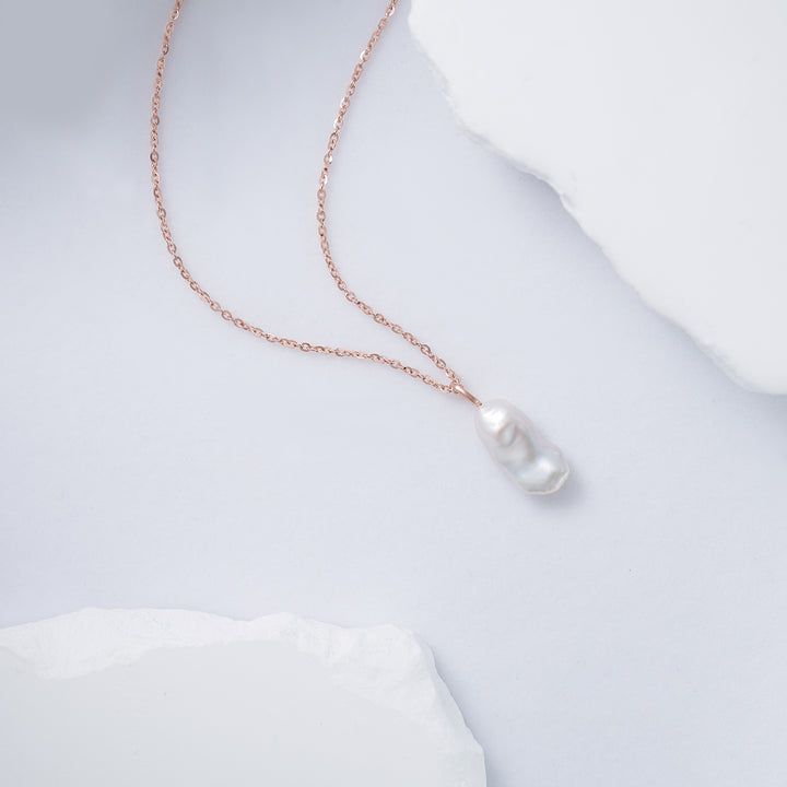 Keshi Freshwater Pearl Necklace WN00598 - PEARLY LUSTRE