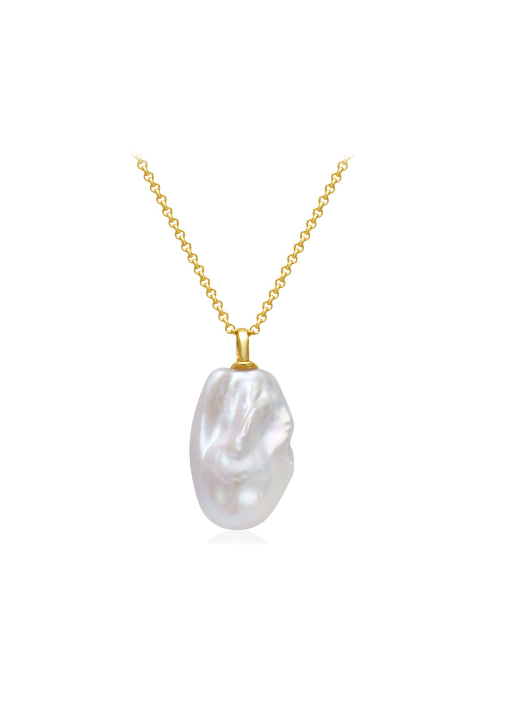 Kalung Mutiara Baroque New Yorker WN00606