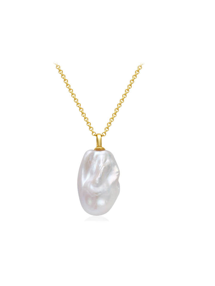 Kalung Mutiara Baroque New Yorker WN00606