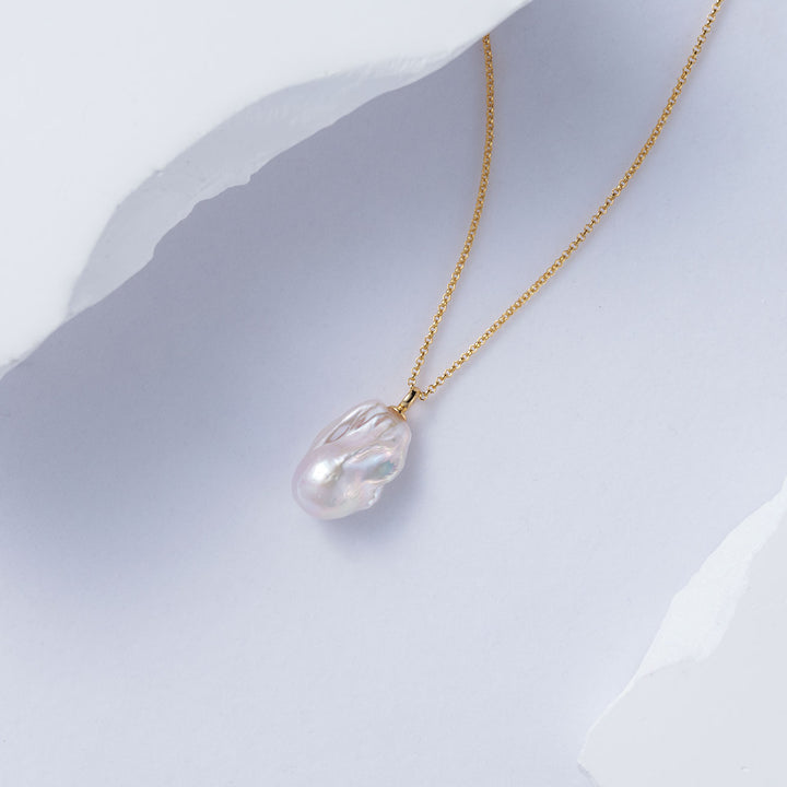 New Yorker Baroque Pearl Necklace WN00606 - PEARLY LUSTRE