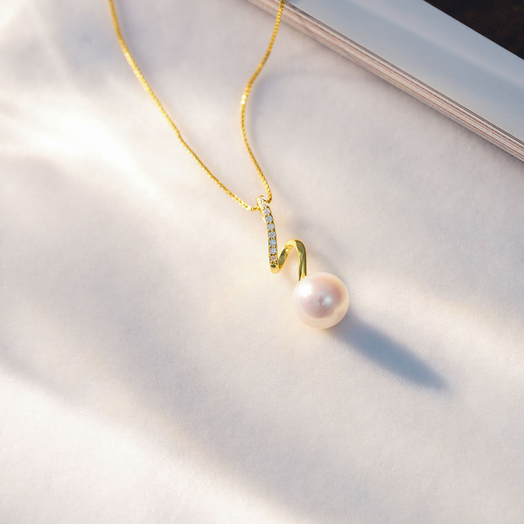 Top Grade Freshwater Pearl Necklace WN00609 | S Collection - PEARLY LUSTRE