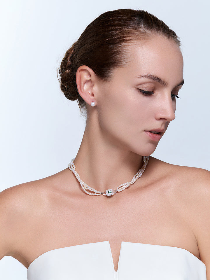 Kalung Mutiara Air Tawar Keshi WN00612