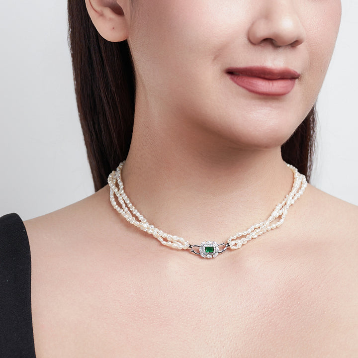 Keshi Freshwater Pearl Necklace WN00612 - PEARLY LUSTRE