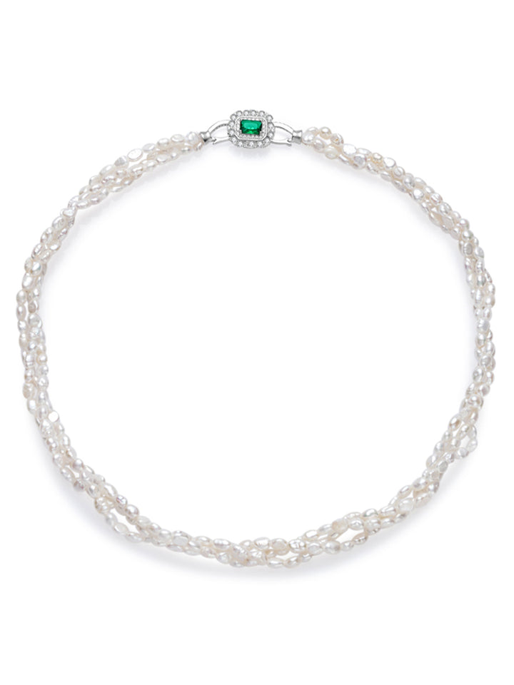 Keshi Süßwasserperlen Halskette WN00612