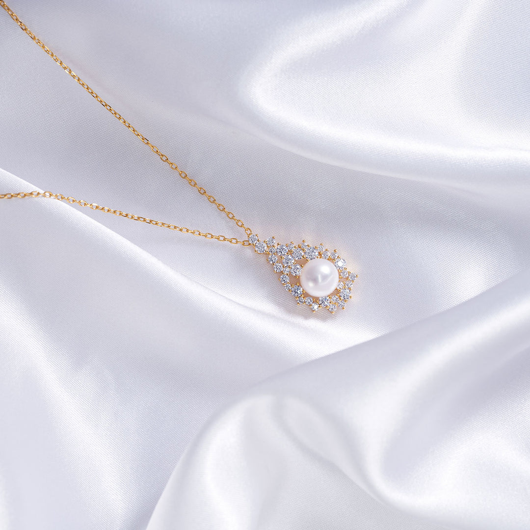 Elegant Freshwater Pearl Set WS00136 | CELESTE