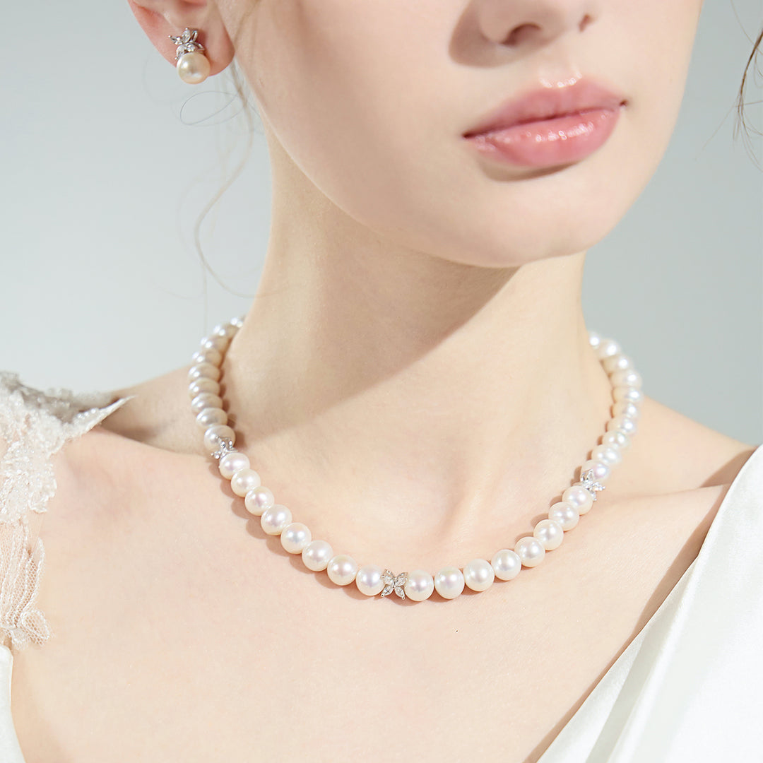 Top Grade Freshwater Pearl Necklace WN00625 | EVERLEAF - PEARLY LUSTRE