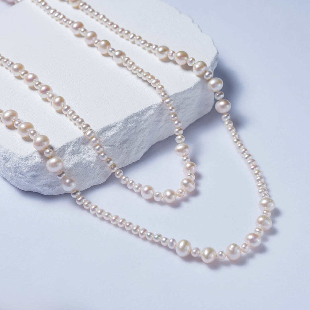 1.5 Meter Long Freshwater Pearl Necklace WN00628 - PEARLY LUSTRE
