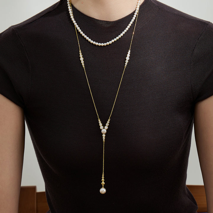 Collana di perle Edison di alta qualità WN00646| BOLLA