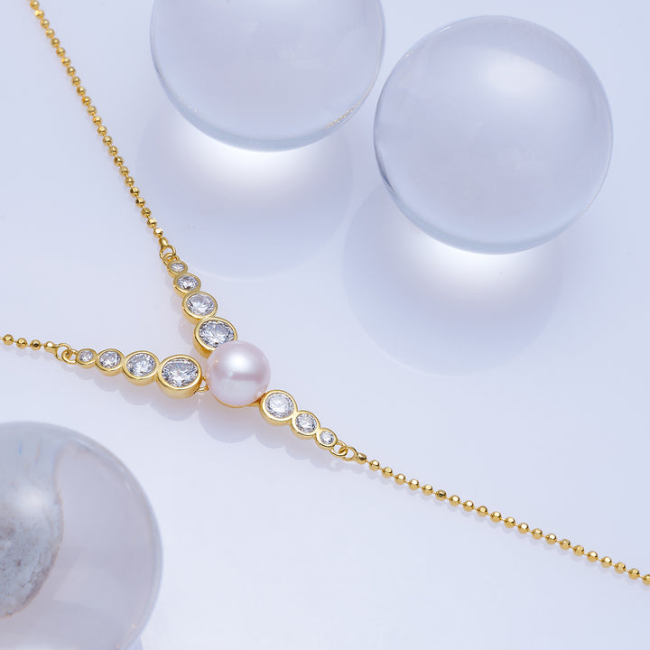 Collana di perle Edison di alta qualità WN00646| BOLLA