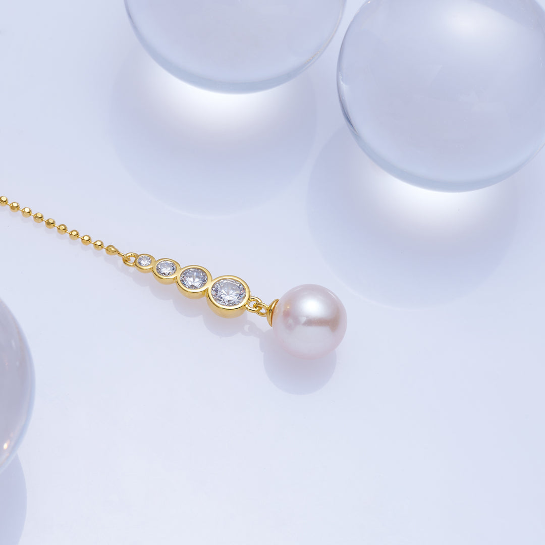 高档爱迪生珍珠项链 WN00646| 气泡