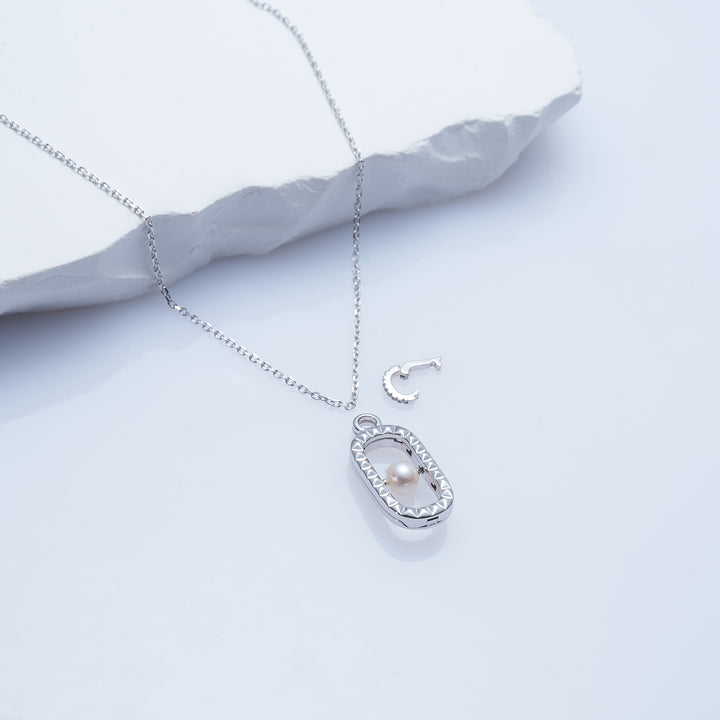Collar de perlas de agua dulce de primera calidad WN00651 | CONECTAR