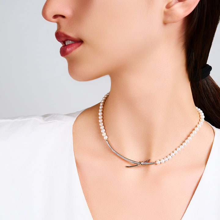 Top Lustre Freshwater Pearl Necklace WN00652 | X Collection