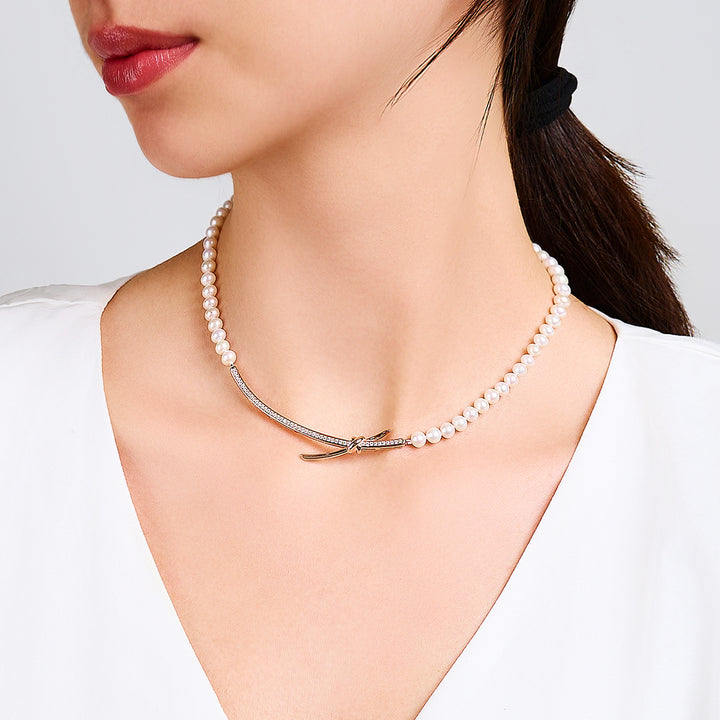 Top Lustre Freshwater Pearl Necklace WN00652 | X Collection