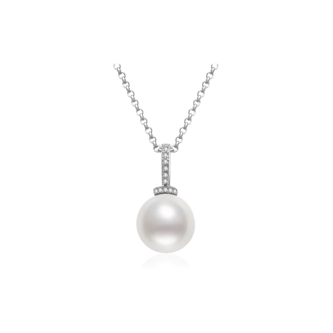 Top Grade Edison Pearl Necklace WN00653 - PEARLY LUSTRE