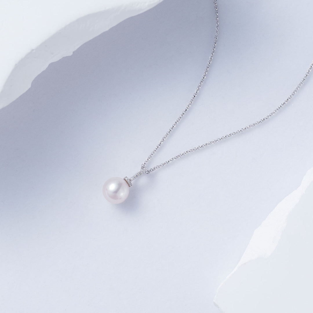 Top Grade Edison Pearl Necklace WN00653 - PEARLY LUSTRE