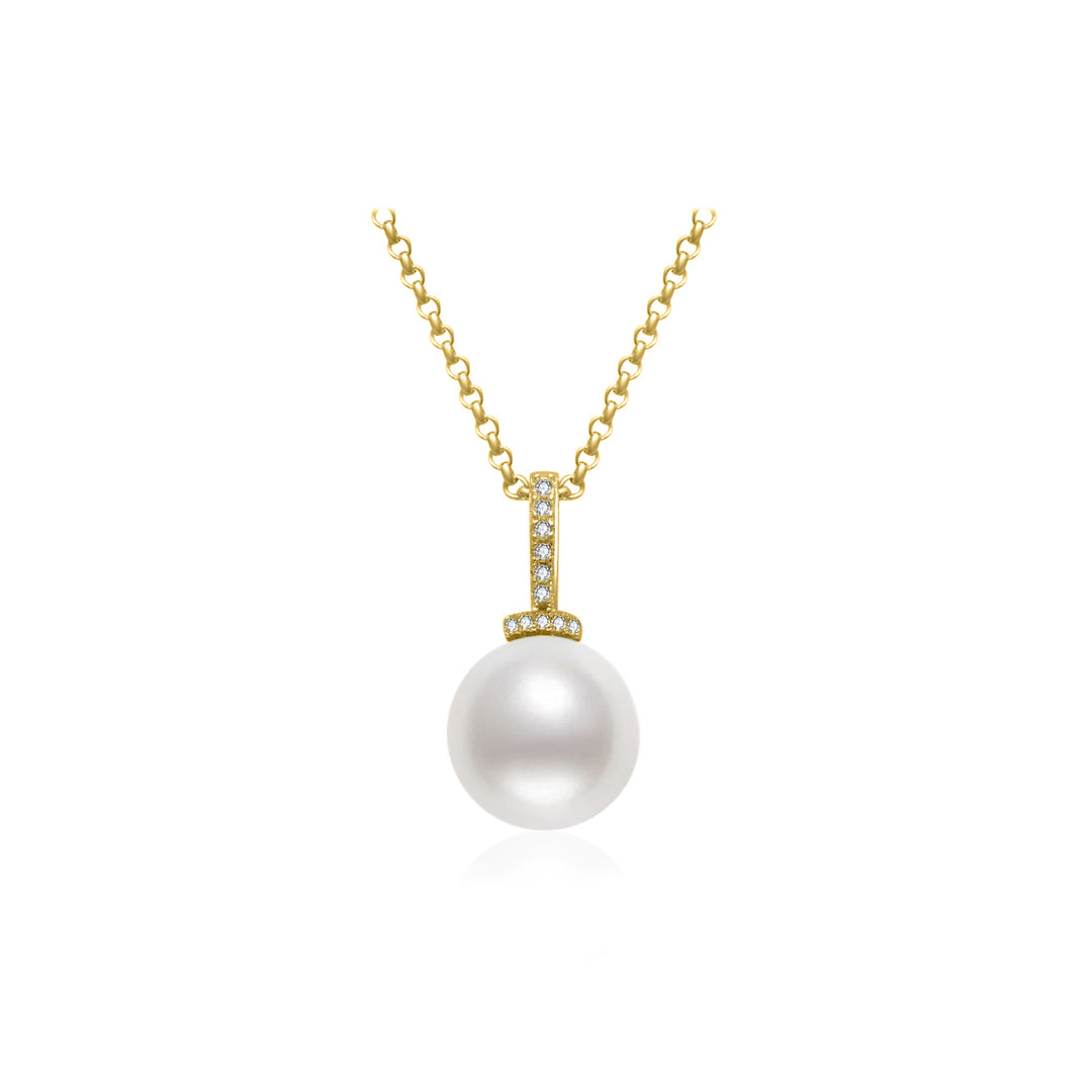 Top Grade Edison Pearl Necklace WN00654 - PEARLY LUSTRE