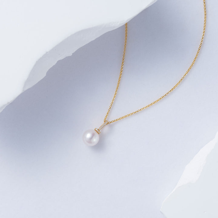 Top Grade Edison Pearl Necklace WN00654 - PEARLY LUSTRE