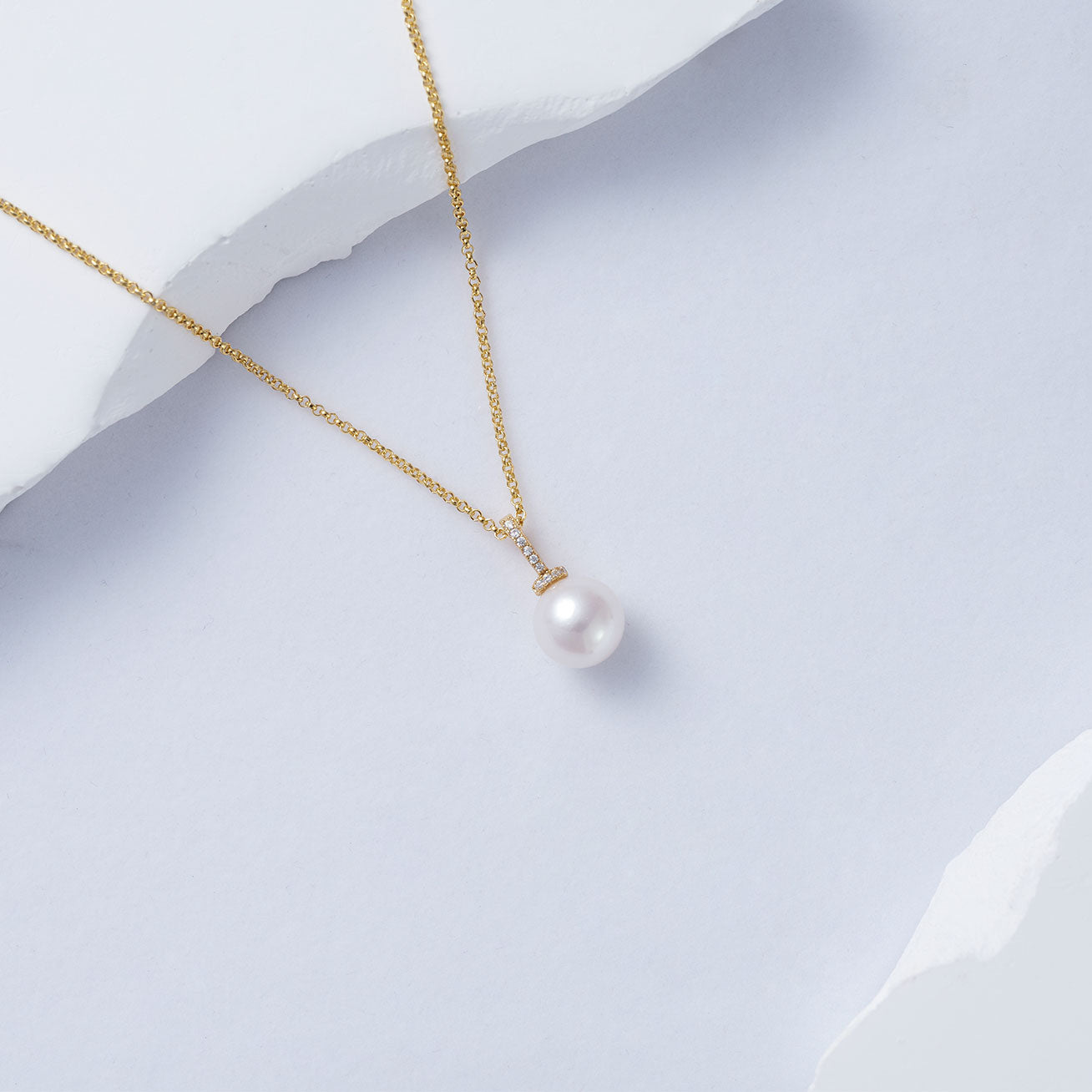 Top Grade Edison Pearl Necklace WN00654 - PEARLY LUSTRE