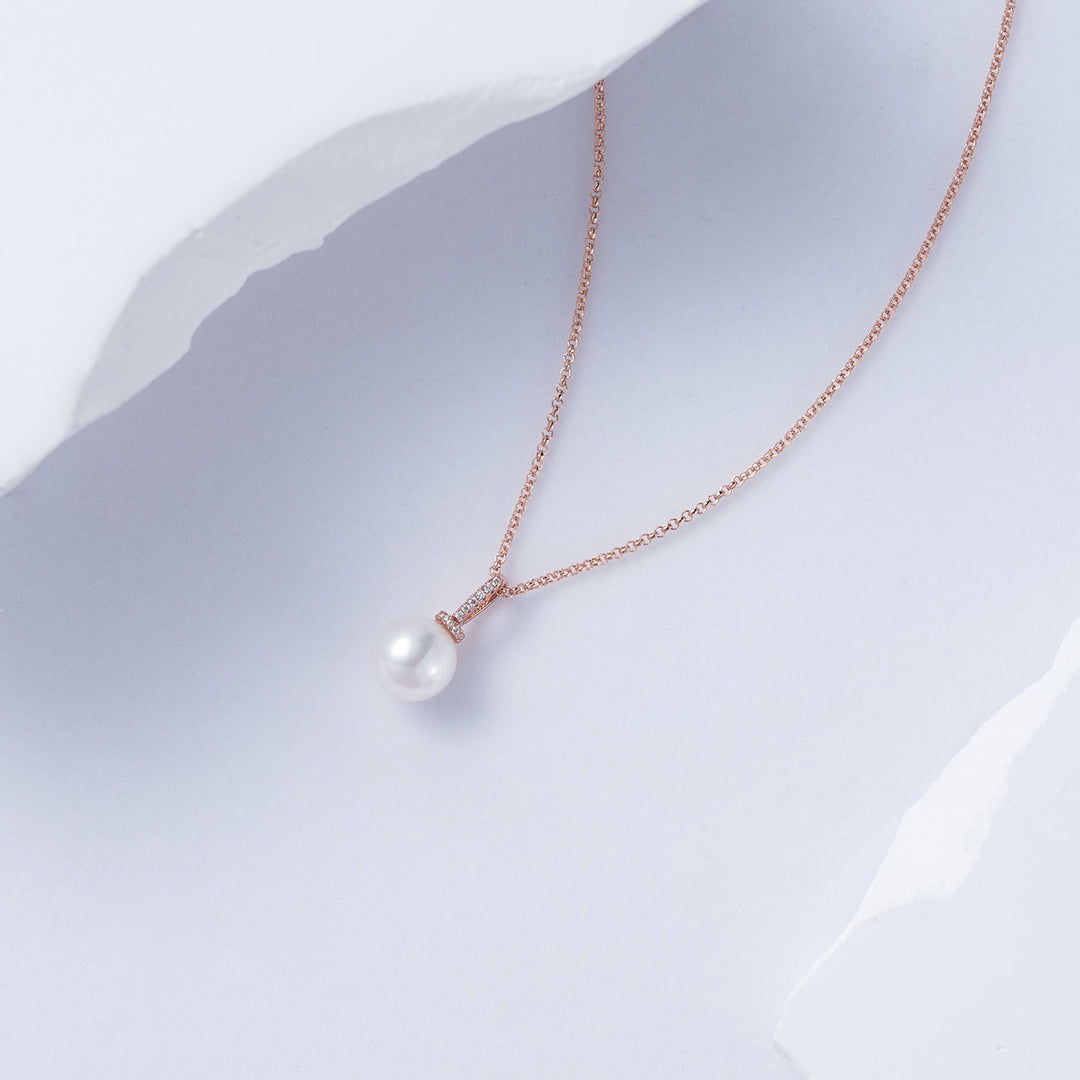 Top Grade Edison Pearl Necklace WN00655 - PEARLY LUSTRE