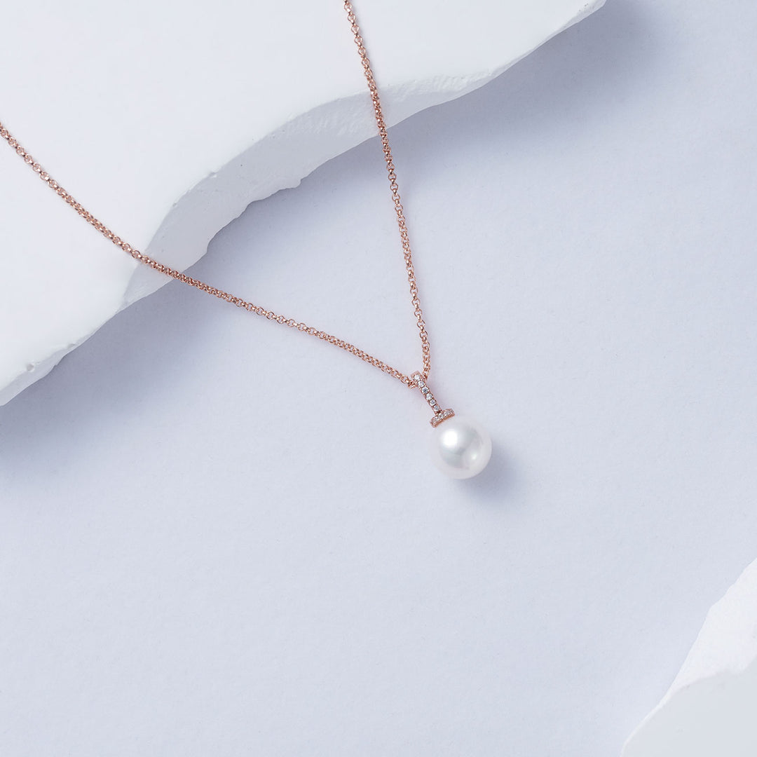 Top Grade Edison Pearl Necklace WN00655 - PEARLY LUSTRE