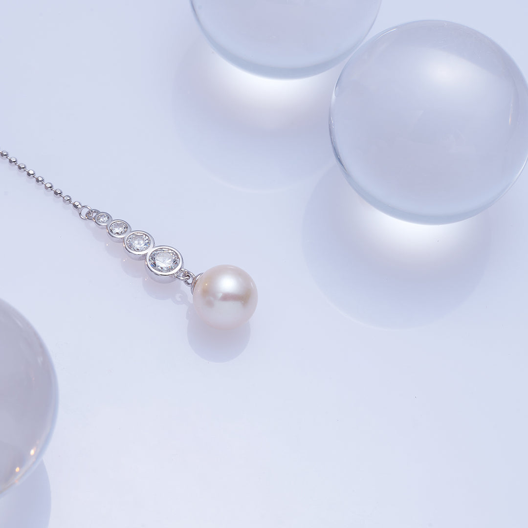 高档爱迪生珍珠项链 WN00658| 气泡