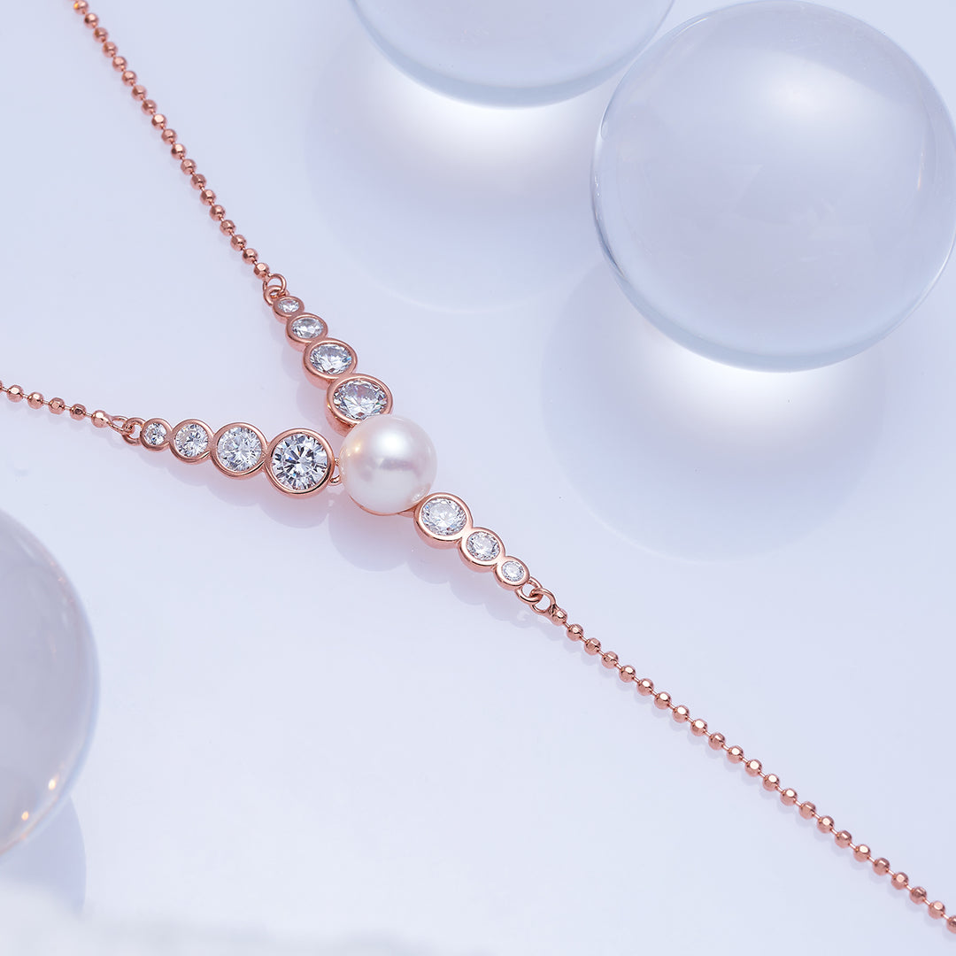 Collana di perle Edison di alta qualità WN00659| BOLLA