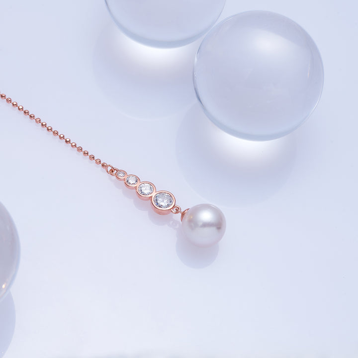 高档爱迪生珍珠项链 WN00659| 气泡
