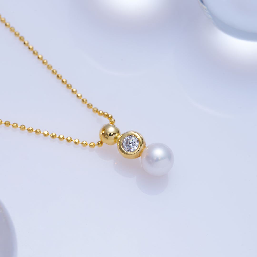 顶级淡水珍珠项链 WN00660| 气泡