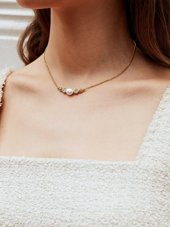 Top Grade Freshwater Pearl Necklace WN00663 | BUBBLE
