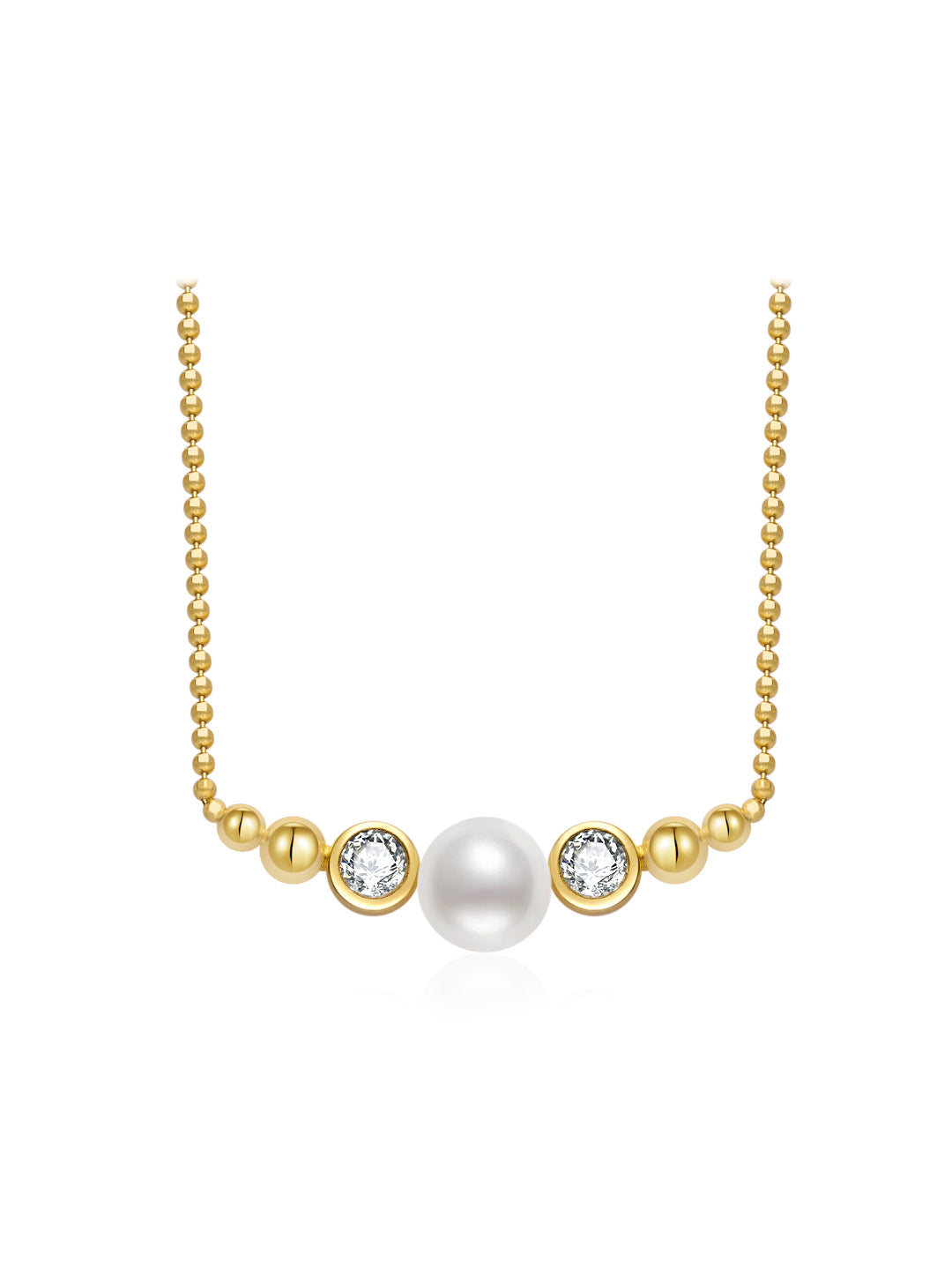 Erstklassige Süßwasserperlen-Halskette WN00663 | BLASE