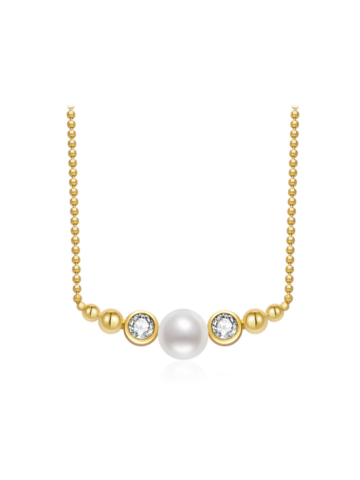 Erstklassige Süßwasserperlen-Halskette WN00663 | BLASE