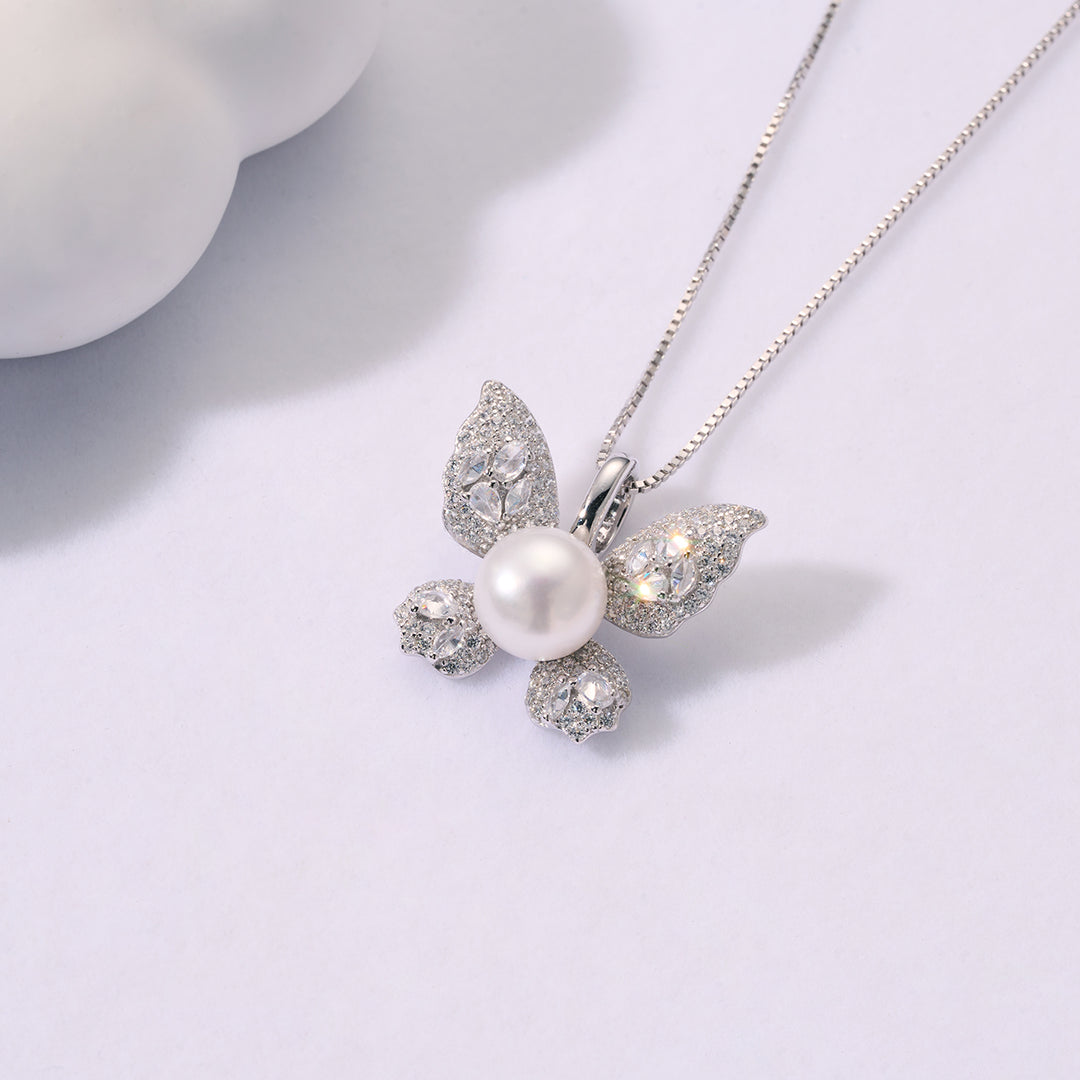 Kalung Mutiara Air Tawar yang Elegan WN00670 | TAMAN