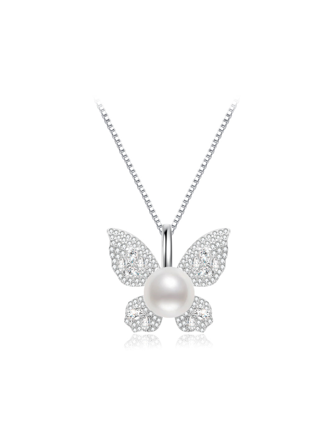 Freshwater Pearl Necklace WN00670 | BUTTERFLY
